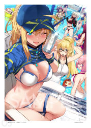 Rule 34 | 6+girls, :d, ;d, ahoge, animal ear fluff, animal ears, artist name, artoria pendragon (fate), ass, ball, bare shoulders, baseball cap, bb (fate), bb (fate) (all), bb (swimsuit mooncancer) (fate), bb (swimsuit mooncancer) (first ascension) (fate), beach volleyball, bikini, bikini under clothes, black bikini, black gloves, black jacket, blonde hair, blue bikini, blue eyes, blue headwear, blush, bracelet, breasts, can, choker, cleavage, clenched hands, collarbone, competition swimsuit, day, ears through headwear, fate/grand order, fate (series), fox ears, fox tail, fujimaru ritsuka (female), glasses, gloves, hair between eyes, hair ornament, hair over one eye, hair ribbon, hair through headwear, hair tie in mouth, hands up, hat, hews, holding, holding ball, holding can, holding hair, jacket, jeanne d&#039;arc alter (swimsuit berserker) (fate), jeanne d&#039;arc (fate), jeanne d&#039;arc (ruler) (fate), jeanne d&#039;arc (swimsuit archer) (fate), jeanne d&#039;arc (swimsuit archer) (second ascension) (fate), jeanne d&#039;arc alter (fate), jeanne d&#039;arc alter (swimsuit berserker) (fate), jewelry, large breasts, long hair, looking at viewer, mash kyrielight, mash kyrielight (swimsuit of perpetual summer), medb (fate), medb (swimsuit saber) (fate), medb (swimsuit saber) (second ascension) (fate), medium breasts, mouth hold, multiple girls, mysterious heroine x (fate), mysterious heroine xx (fate), navel, o-ring, o-ring bikini, official alternate costume, one-piece swimsuit, one eye closed, open mouth, pink hair, playing sports, ponytail, poolside, purple bikini, purple eyes, purple hair, ribbon, sample watermark, scathach (fate), scathach (fate/grand order), scathach (swimsuit assassin) (fate), shirt, short hair, shrug (clothing), side-tie bikini bottom, side ponytail, sideways hat, sitting, skirt, smile, sparkle, star (symbol), straw hat, sun hat, sweat, swimsuit, tail, tamamo (fate), tamamo no mae (fate/extra), tamamo no mae (swimsuit lancer) (fate), thigh strap, tiara, twintails, very long hair, volleyball, volleyball (object), volleyball net, wading, water volleyball, watermark, whistle, whistle around neck, white bikini, white hair, white one-piece swimsuit, yellow eyes, yellow shirt, yellow skirt