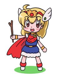 Rule 34 | 1990s (style), akazukin chacha, blonde hair, branch, highres, magical princess, standing, tagme