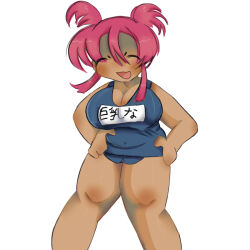 Rule 34 | 1girl, breasts, drawing, large breasts, non-web source, original, pink hair, tagme