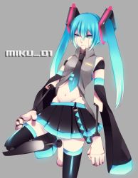 Rule 34 | 1girl, android, aqua eyes, aqua hair, bad id, bad pixiv id, detached sleeves, hatsune miku, highres, joints, long hair, looking at viewer, oniyama831, robot joints, skirt, solo, twintails, very long hair, vocaloid