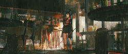 Rule 34 | 1girl, absurdres, animal ears, arknights, bar (place), bar stool, black coat, black footwear, black hair, black necktie, black shorts, bottle, chair, coat, collared shirt, day, full body, gloves, highres, holding, holding sword, holding weapon, indoors, katann, kneehighs, long hair, looking afar, mouth hold, necktie, official alternate costume, open clothes, open coat, orange eyes, ponytail, red gloves, red shirt, red socks, shirt, shoes, shorts, sidelocks, socks, solo, standing, stool, striped clothes, striped shorts, sword, table, texas (arknights), texas (willpower) (arknights), vertical-striped clothes, vertical-striped shorts, weapon, wolf ears