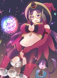 Rule 34 | 1boy, 1girl, absurdres, breasts, glasses, gucchiann, have to pee, highres, large breasts, nanaka (princess connect!), peeing, princess connect!, purple hair, yuuki (princess connect!)