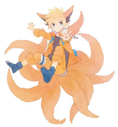 Rule 34 | animal ears, fox ears, fox tail, multiple tails, naruto, naruto (series), raki (moggg26), tail, uzumaki naruto