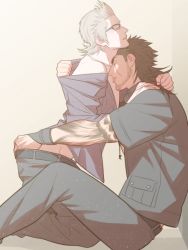Rule 34 | 10s, 2boys, anal, final fantasy, final fantasy xv, fingering, gladiolus amicitia, glasses, ignis scientia, licking, male focus, male penetrated, multiple boys, pigno, scar, sitting, tattoo, tongue, undressing, yaoi