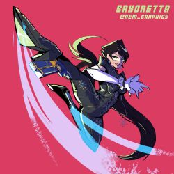 Rule 34 | 1girl, absurdres, alternate hair length, alternate hairstyle, artist request, bad id, bad twitter id, bayonetta, bayonetta, bayonetta (series), bayonetta 2, black hair, blue eyes, bodysuit, breasts, earrings, glasses, gloves, gun, highres, inactive account, jewelry, lips, lipstick, makeup, mole, mole under mouth, short hair, smile, solo, weapon