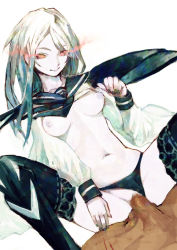 Rule 34 | 10s, 1boy, 1girl, abyssal ship, bad id, bad nijie id, black nails, black panties, black thighhighs, blood, boots, breasts, censored, clothes lift, clothing aside, colored skin, glowing, glowing eyes, hetero, kantai collection, long hair, mosaic censoring, nail polish, navel, nipples, panties, panties aside, penis, pink eyes, scratches, sentou, sex, shirt lift, sketch, small breasts, solo focus, spread legs, ta-class battleship, thigh boots, thighhighs, underwear, vaginal, white hair, white skin
