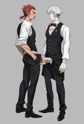 Rule 34 | 10s, 2boys, artist request, bara, death parade, decim (death parade), frottage, ginti, handjob, male focus, multiple boys, penis, source request, tagme, yaoi