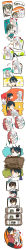 Rule 34 | 10s, 4girls, absurdres, bandaid, black hair, brown hair, green hair, hakama, hakama skirt, highres, houshou (kancolle), hug, itomugi-kun, japanese clothes, kaga (kancolle), kantai collection, long hair, long image, multiple girls, muneate, ponytail, shoukaku (kancolle), side ponytail, silver hair, skirt, smile, tall image, translated, twintails, zuikaku (kancolle)