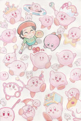 Rule 34 | 1girl, :d, adeleine, anniversary, art brush, ball kirby, beam kirby, blush stickers, crown, english text, from above, hamster, highres, kirby, kirby&#039;s dream land, kirby&#039;s dreamland, kirby&#039;s epic yarn, kirby (series), kirby 64, kirby and the amazing mirror, kirby canvas curse, kirby super star, md5 mismatch, nintendo, oda takashi, open mouth, paintbrush, palette (object), parasol kirby, resolution mismatch, rick (kirby), scepter, smile, source smaller, standing, star (symbol), treasure chest, umbrella, wand