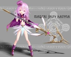 Rule 34 | 1girl, ?, bad id, bad pixiv id, benesse, boots, cape, hatena yousei, pasties, phase, pink eyes, purple hair, solo