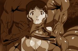 Rule 34 | animated, animated gif, breasts, monochrome, monster, tears, viper rsr