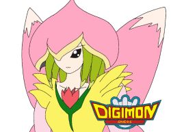 Rule 34 | digimon, digimon (creature), fairy, flower, lilamon, monster girl, petals, plant, plant girl