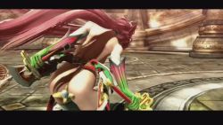 Rule 34 | 1girl, 3d, animated, animated gif, ass, back tattoo, breasts, butt crack, impossible clothes, kagura (oneechanbara), lowres, navel, oneechanbara, solo, sword, tattoo, tramp stamp, weapon