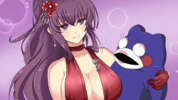 Rule 34 | 1girl, breasts, large breasts, murasaki (senran kagura), senran kagura, solo