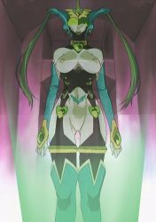 Rule 34 | 00s, 1girl, angel blade, angel blade (character), breasts, helmet, highres, large breasts, long hair, nipples, revealing clothes, screencap, shinguuji moena, solo, standing, stitched, third-party edit, viewfinder, wide hips