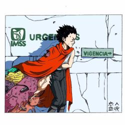 Rule 34 | akira (manga), cape, imss, ketsueki koibito, mexico, parody, red cape, shima tetsuo