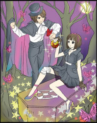 Rule 34 | 00s, 2005, 2girls, amakura mayu, amakura mio, cosplay, fatal frame, fatal frame 2, female focus, incest, moketto, multiple girls, nature, outdoors, plant, siblings, sisters, skirt, sky, twincest, twins, yuri