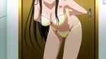 Rule 34 | 10s, 1girl, animated, ass, bath, black hair, bra, breast hold, breast lift, breasts, breasts apart, brown eyes, censored, covering privates, covering crotch, kotegawa yui, large breasts, long hair, medium breasts, navel, nipples, nude, panties, showering, to love-ru, to love-ru darkness, underwear, undressing, video, water, video, wet