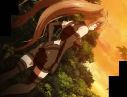 Rule 34 | 10s, 1girl, ass, brown hair, high school dxd, long hair, screencap, shidou irina, solo, standing, stitched, third-party edit, twintails