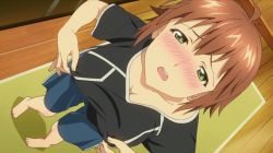 Rule 34 | 1girl, animated, animated gif, gender request, genderswap, green eyes, maken-ki!, ooyama takeko, ooyama takeru, open mouth, takami akio