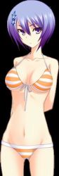 Rule 34 | bikini, blue hair, breasts, cleavage, lowres, maji de watashi ni koi shinasai!, shiina miyako, short hair, swimsuit