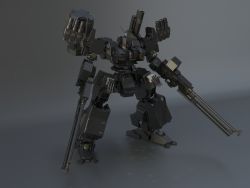 Rule 34 | armored core, armored core: for answer, dual wielding, from software, grenade cannon, gun, holding, malzel, mecha, no humans, rifle, robot, rocket launcher, weapon