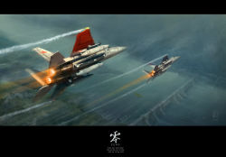Rule 34 | 10s, 2016, ace combat, ace combat zero, afterburner, aircraft, airplane, bandai namco, cipher (ace combat), contrail, f-15, f-15 eagle, fighter jet, fire, flying, from above, highres, island, jet, landscape, larry foulke, letterboxed, machinery, military, military vehicle, namco, no humans, pvtskwerl, realistic, river, scenery, valley, vehicle, vehicle focus