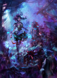 Rule 34 | 1girl, alice: madness returns, alice (alice in wonderland), alice in wonderland, alice liddell (american mcgee&#039;s alice), american mcgee&#039;s alice, american mcgee's alice, bad id, bad pixiv id, blood, bug, butterfly, dress, insect, juunisen, knife, pantyhose, underwater