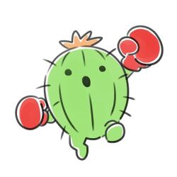 Rule 34 | boxing gloves, cactus, digimon, digimon (creature), plant, spines, togemon