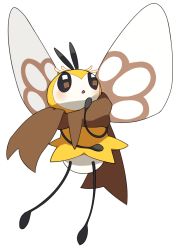 Rule 34 | blush, creatures (company), full body, game freak, gen 7 pokemon, insect wings, md5 mismatch, nintendo, no humans, nyarawr, open mouth, pokemon, pokemon (creature), pokemon sm, ribombee, scarf, solo, transparent background, wings