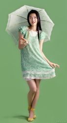 Rule 34 | dress, jun ji-hyun, photo (medium), sundress, tagme, umbrella