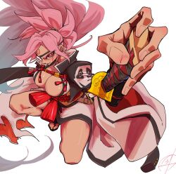 Rule 34 | 1girl, baiken, breasts, guilty gear, large breasts, pink hair, pungter, tagme