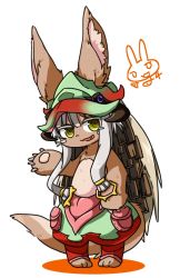Rule 34 | 10s, artist request, furry, grey eyes, grey hair, highres, long hair, made in abyss, nanachi (made in abyss)