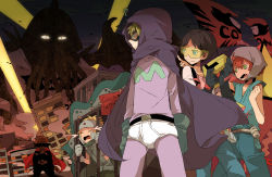 Rule 34 | 5boys, ?, black hair, blonde hair, briefs, brown hair, butters stotch, cape, classic fly briefs, crossed arms, cthulhu, eric cartman, glasses, gloves, green eyes, grin, hood, kenny mccormick, kinari, kyle broflovski, butters stotch, male underwear, mask, multiple boys, mysterion, panties, professor chaos, red hair, smile, south park, stan marsh, tears, the coon, underwear, white briefs