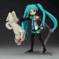 Rule 34 | aqua hair, ball busting, bdsm, bestiality, blue eyes, blush, cbt, censored, cosplay, crotch grab, detached sleeves, dog, figure, hatsune miku, hatsune miku (cosplay), headset, hiiragi kagami, long hair, lucky star, necktie, open mouth, photo (medium), skirt, squeezing testicles, testicles, thighhighs, tongue, twintails, very long hair, vocaloid, what