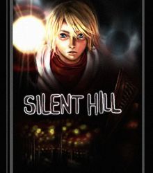 Rule 34 | 1girl, blonde hair, carnival, crossover, heather mason, light, pyramid head, silent hill, silent hill (series), silent hill 3, vest, wristband