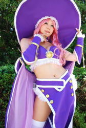 Rule 34 | 1girl, alicia (rune factory), breasts, cleavage, cosplay, cosplay photo, large breasts, photo (medium), rune factory, rune factory 2, solo