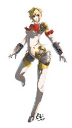 Rule 34 | 1girl, aegis (persona), android, armband, artist request, atlus, blonde hair, blue eyes, bow, breasts, headphones, joints, md5 mismatch, persona, persona 3, ran-zu, resized, resolution mismatch, robot joints, shin megami tensei, short hair, small breasts, smile, solo, source larger, white background