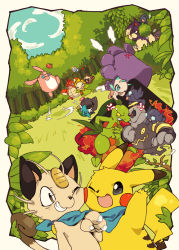 Rule 34 | alternate color, celebi, character request, chatot, chunsoft, creatures (company), game freak, gen 1 pokemon, gen 2 pokemon, gen 4 pokemon, legendary pokemon, looking at viewer, meowth, mythical pokemon, nintendo, pikachu, pokemon, pokemon (creature), pokemon mystery dungeon, shiny pokemon, tagme, waving
