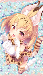 Rule 34 | 10s, 6+girls, alpaca ears, alpaca suri (kemono friends), animal ears, bare shoulders, bird wings, blonde hair, blush, boots, bow, bowtie, breasts, center frills, commentary request, common raccoon (kemono friends), elbow gloves, ezo red fox (kemono friends), fennec (kemono friends), fox ears, frills, from above, gloves, head wings, japanese crested ibis (kemono friends), kemono friends, kneeling, konomi (kino konomi), looking at viewer, looking up, medium breasts, multiple girls, open mouth, panties, paw pose, raccoon ears, serval (kemono friends), serval tail, shoebill (kemono friends), short hair, skirt, sleeveless, smile, solo focus, tail, thighhighs, tsuchinoko (kemono friends), underwear, wings, yellow eyes