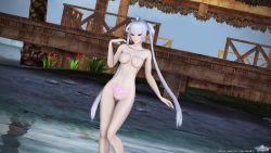 Rule 34 | 3d, highres, mod, nipples, nude, phantasy star, phantasy star online 2, pso2