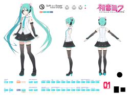 Rule 34 | 1girl, absurdres, aqua eyes, aqua hair, arm tattoo, bare shoulders, blue eyes, boots, character sheet, concept art, crypton future media, detached sleeves, full body, hair ornament, hatsune miku, hatsune miku (vocaloid4), headphones, headset, high heels, highres, ixima, long hair, looking at viewer, nail polish, necktie, non-web source, official art, piapro, pleated skirt, shirt, shoulder tattoo, skirt, smile, standing, tattoo, thighhighs, transparent background, twintails, v4x, very long hair, vocaloid