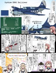 Rule 34 | &gt; &lt;, +++, 10s, 3girls, :d, = =, > <, abyssal ship, ahoge, aircraft, airplane, akashi (kancolle), blonde hair, breasts, cleavage, comic, dress, elbow gloves, english text, closed eyes, front-tie top, gloves, green eyes, hair between eyes, hair ribbon, hat, highres, horns, iowa (kancolle), kantai collection, large breasts, long hair, long sleeves, multiple girls, northern ocean princess, open mouth, pale skin, peaked cap, pink hair, profanity, red eyes, ribbon, school uniform, serafuku, single horn, skirt, sleeveless, sleeveless dress, smile, translation request, tress ribbon, tsukemon, twintails, white dress, white hair, xd