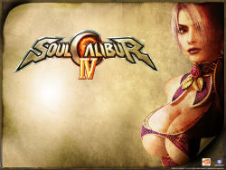 Rule 34 | 00s, 1990s (style), 1995, 2008, 3d, breasts, cleavage, isabella valentine, large breasts, retro artstyle, sideboob, soul calibur, soulcalibur, soulcalibur iv, underboob, wallpaper, white hair