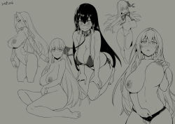 Rule 34 | 5girls, bare shoulders, barefoot, bb (fate), bb (fate) (all), bb (swimsuit mooncancer) (fate), bb (swimsuit mooncancer) (third ascension) (fate), bdsm, blush, breasts, breasts out, cleavage, closed mouth, collar, curvy, earrings, elbow gloves, fate/extra, fate/extra ccc, fate/grand order, fate/stay night, fate (series), feet, female masturbation, fingering, gloves, green theme, grey background, hair intakes, hair ribbon, highleg, highleg leotard, hoop earrings, huge breasts, jewelry, kneeling, large breasts, leash, legs, leotard, leotard pull, lineart, long hair, looking at viewer, masturbation, medusa (fate), medusa (rider) (fate), monochrome, multiple girls, navel, neck ribbon, nipple stimulation, nipple tweak, nipples, nude, open mouth, panties, ribbon, scathach (fate), sidelocks, simple background, slave, smile, thighs, topless, try (lsc), unaligned breasts, underwear, very long hair, xuangzang sanzang (fate)