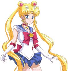 Rule 34 | 10s, 1girl, anime coloring, bishoujo senshi sailor moon, bishoujo senshi sailor moon crystal, blue eyes, blue sailor collar, blue skirt, bow, brooch, choker, circlet, double bun, earrings, elbow gloves, gloves, hair ornament, hairclip, highres, jewelry, long hair, official style, red bow, sailor collar, sailor moon, skirt, solo, starca, transparent background, tsukino usagi, twintails, watermark, web address, white background, white gloves
