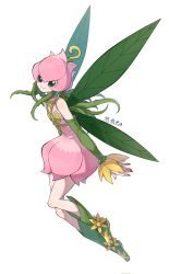 Rule 34 | 1girl, corrupted twitter file, digimon, digimon (creature), fairy, female focus, flower, highres, lilimon, monster girl, nail polish, petals, plant, plant girl, solo, youzaiyouzai112