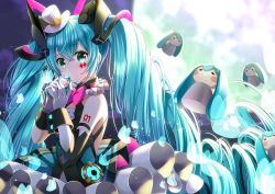 Rule 34 | 1girl, aqua hair, bad id, bad pixiv id, bare shoulders, black dress, blurry, blurry background, blush, closed mouth, commentary request, depth of field, dress, elbow gloves, facial mark, full moon, gloves, green eyes, hair between eyes, hands up, hat, hatsune miku, holding, long hair, magical mirai (vocaloid), mini hat, mini top hat, moon, sleeveless, sleeveless dress, solo, tilted headwear, top hat, twintails, very long hair, vocaloid, white gloves, white hat, yuuka nonoko