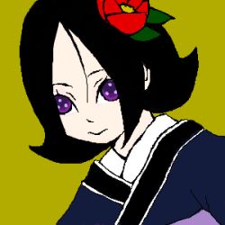 Rule 34 | 00s, black hair, japanese clothes, jigoku shoujo, kikuri, kimono, lowres, purple eyes