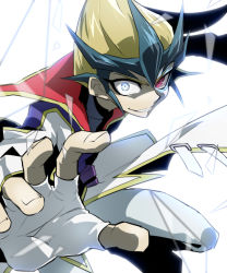 1boy blue_hair card male_focus solo tenjo_kaito yu-gi-oh! yuu-gi-ou yuu-gi-ou_zexal